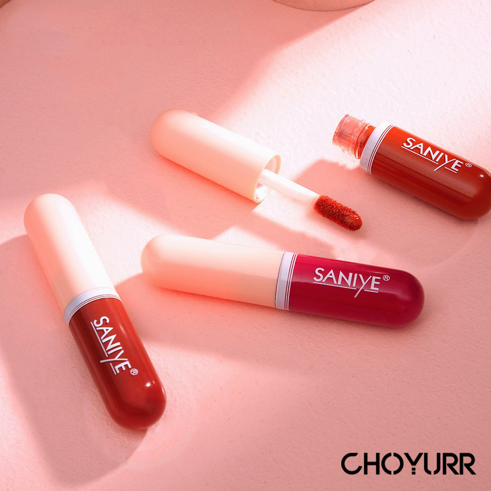 【COD】Lip Tint Mini Kapsul Capsule Lipstick Liquid Lipstik Matte 5 Warna Tahan Lama Waterproof -CH