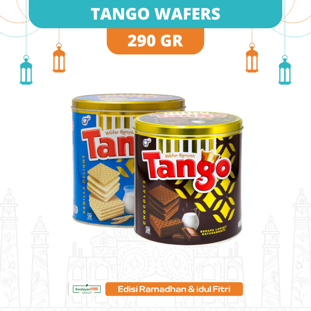 

TANGO WAFER KALENG VANILA/ COKLAT 290GR I ED 22/01/2026