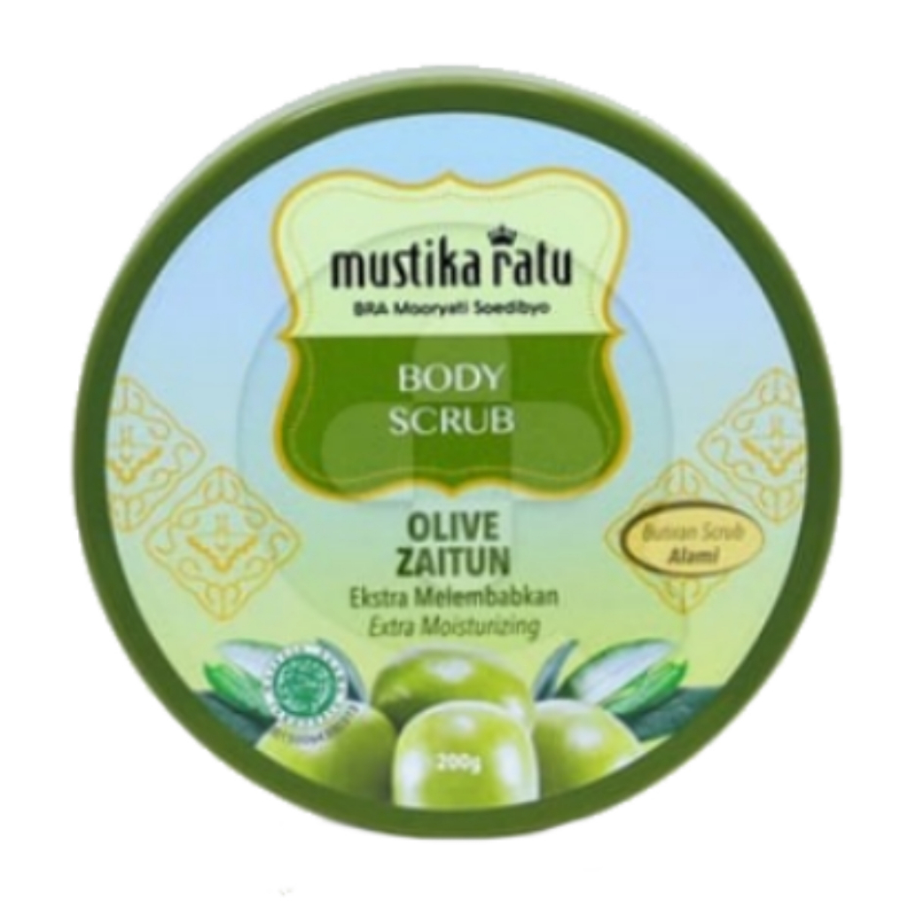 MUSTIKA RATU Body Scrub Zaitun | Rose | Jasmine | Lily | Kopi | Papaya 200gr