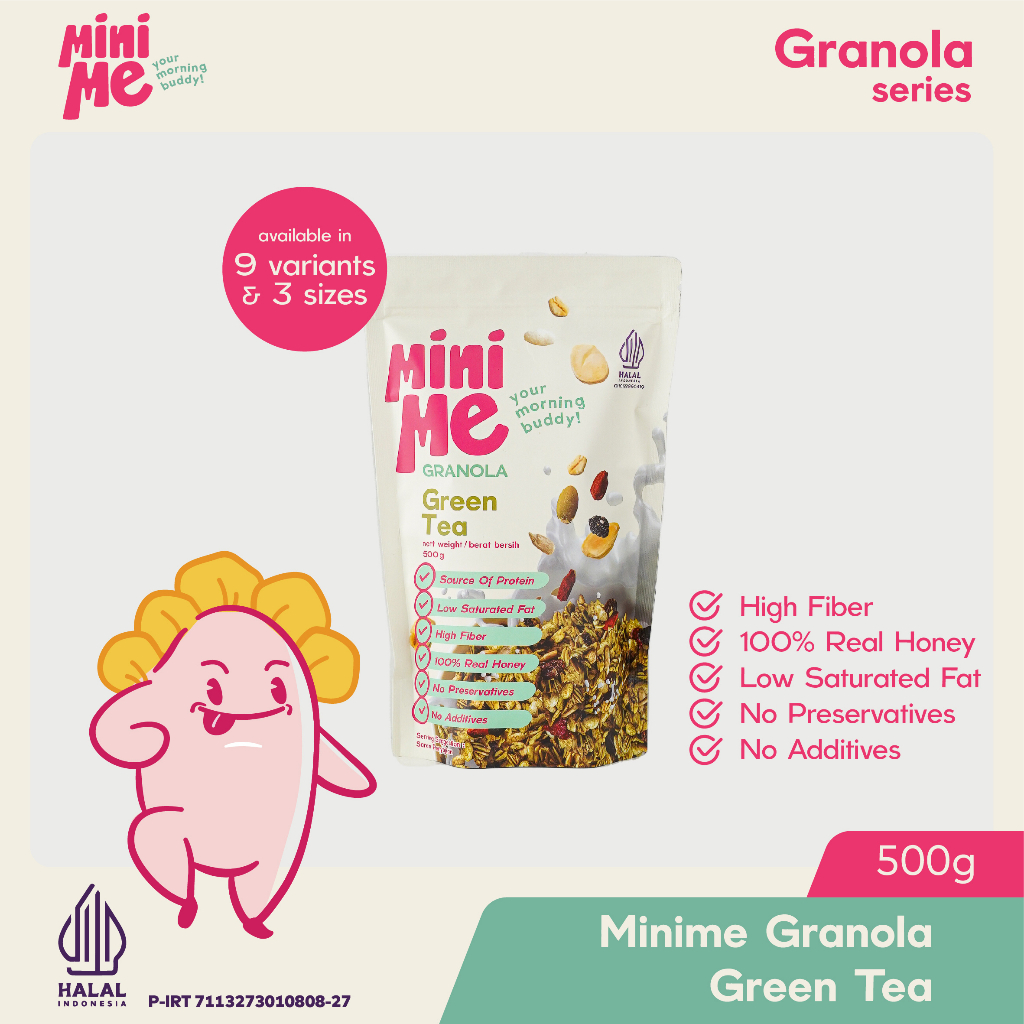 

MINIME Granola - Greentea 500gr