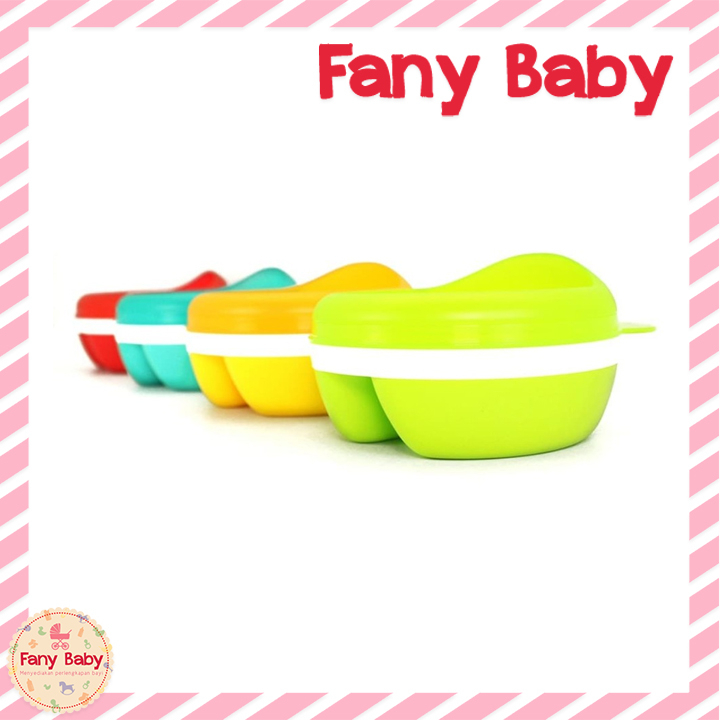 BABY BEYOND NON - SKID DIVIDED BOWL WITH ARCH LID [ BB1006 ]