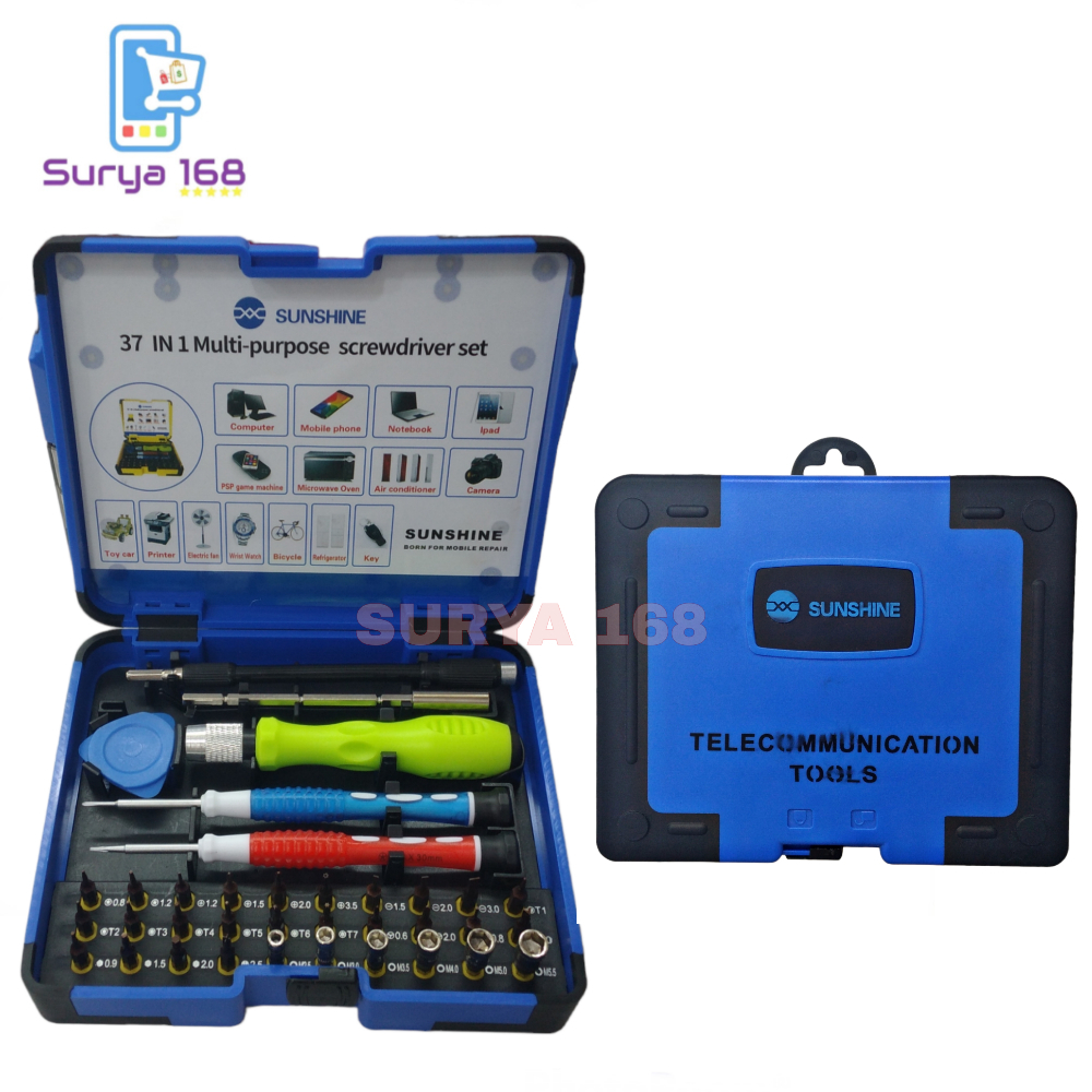 TOOLS OBENG SET SCREWDRIVER 37 IN 1 SS-5110 SUNSHINE PEMBUKA LCD TOUCHSCREEN