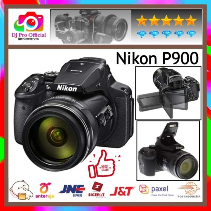 Nikon P900 Coolpix P 900 Camera Digital 16 Megapixels 83x Optical Zoom