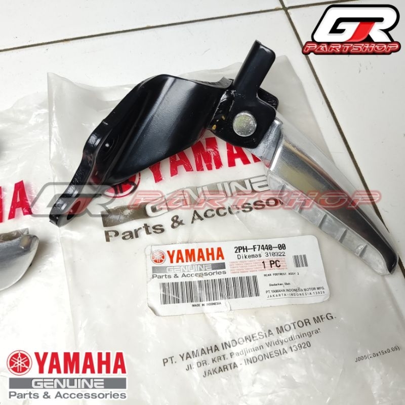 step belakang set soul gt 125 ori ygp original yamaha step belakang kiri kanan set