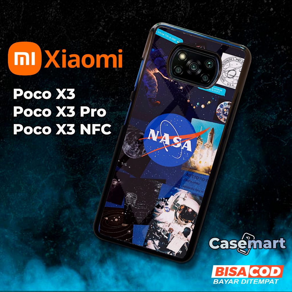 Case Xiaomi Poco X3 Poco X3 Pro Poco X3 NFC [NASA] Casing Hp Xiaomi Poco X3 Poco X3 Pro Poco X3 NFC 