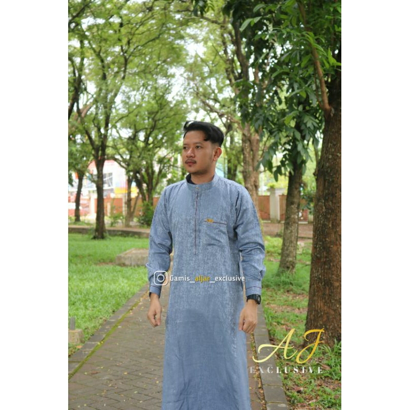 GAMIS PRIA BAHAN JAGUAR ALJAR EXCLUSIVE