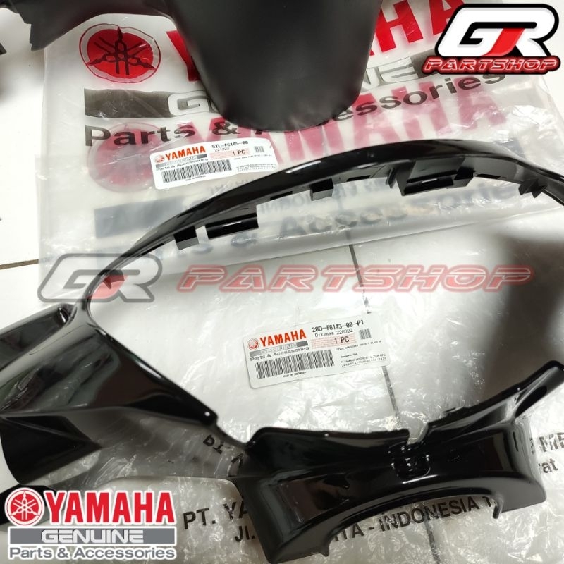 batok depan set mio smile 28D hitam P1 ori ygp original yamaha