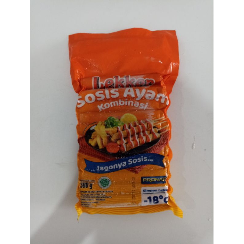 

Lekker Sosis Ayam 500gr by : Pronas