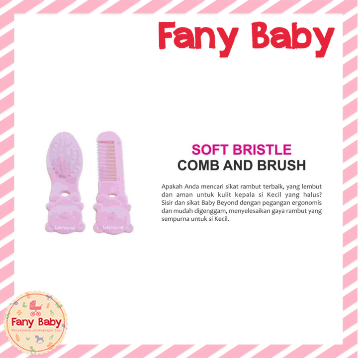 BABY BEYOND SOFT BRISTLE COMB AND BRUSH [ BB1058 ]