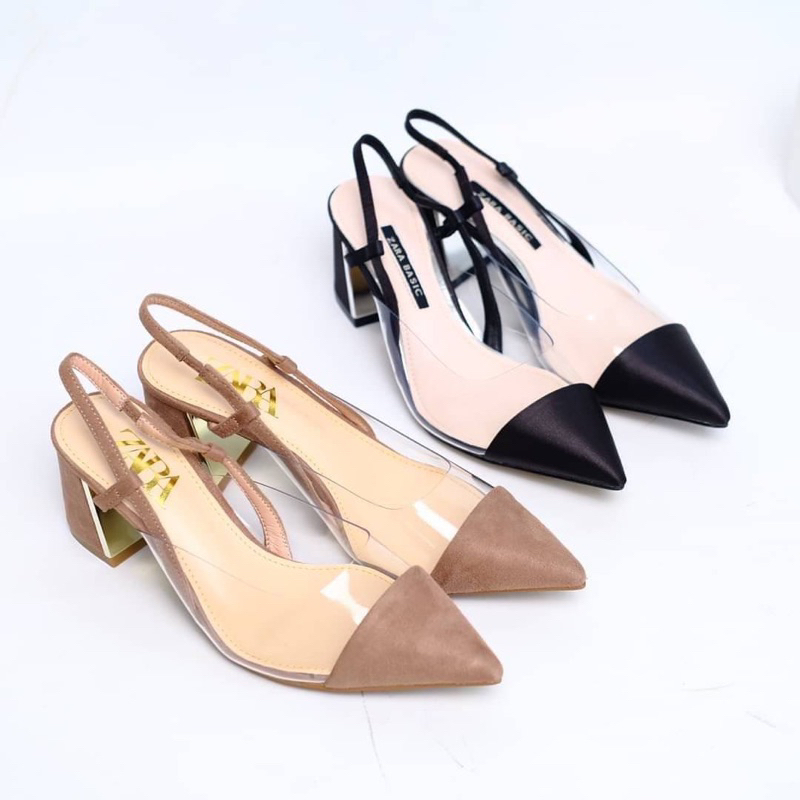 SEPATU KERJA WANITA IMPORT BRANDED ZS004 VINYL PREMIUM