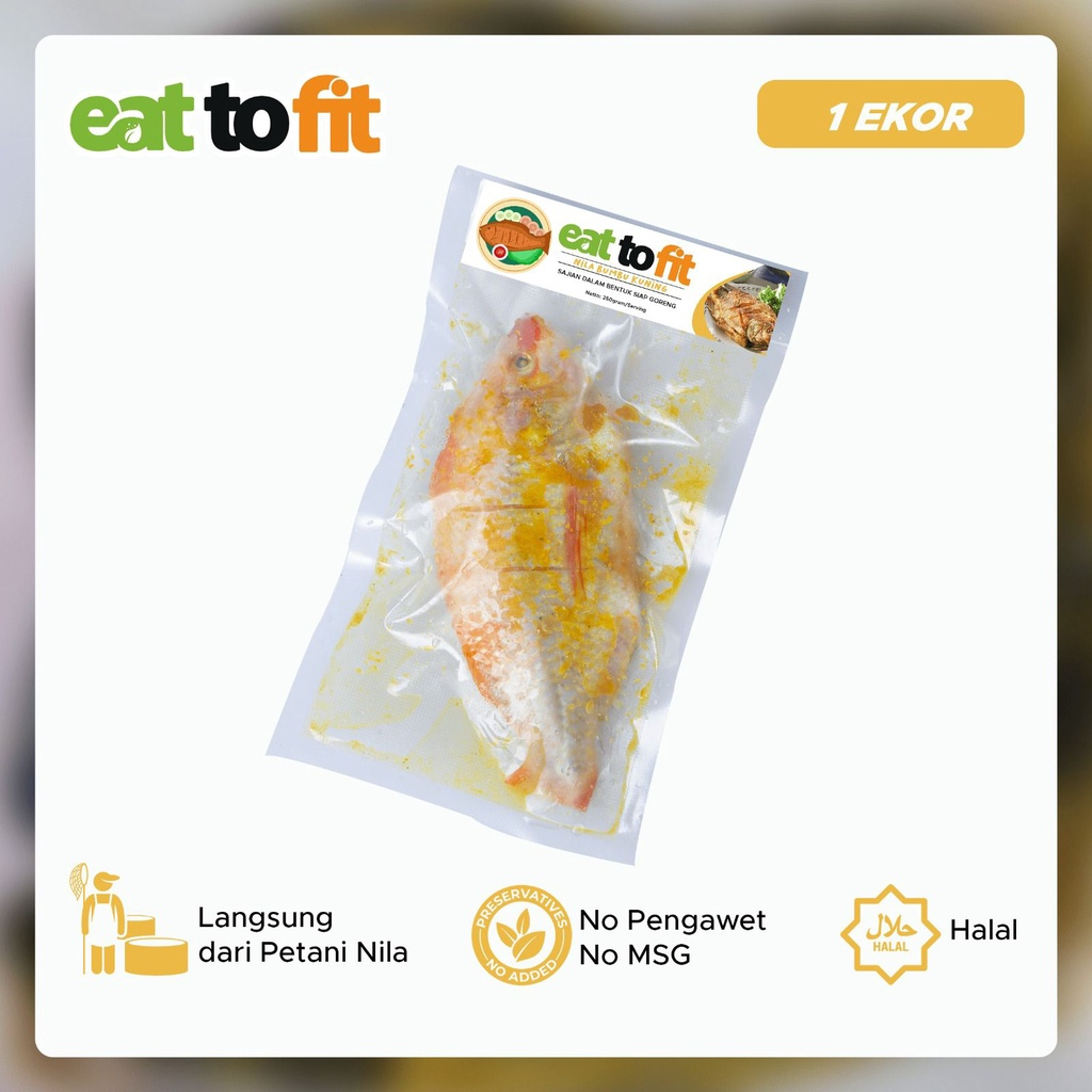 IKAN NILA BUMBU KUNING 1 EKOR EAT TO FIT FROZEN FOOD
