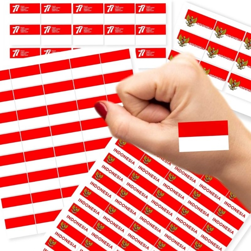 stiker pipi merah putih murah