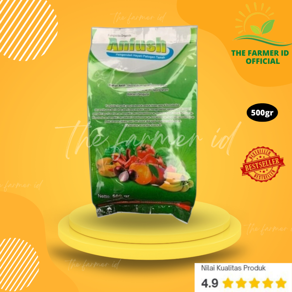 Fungisida Organik Anfush Tricoderma 500 Gram