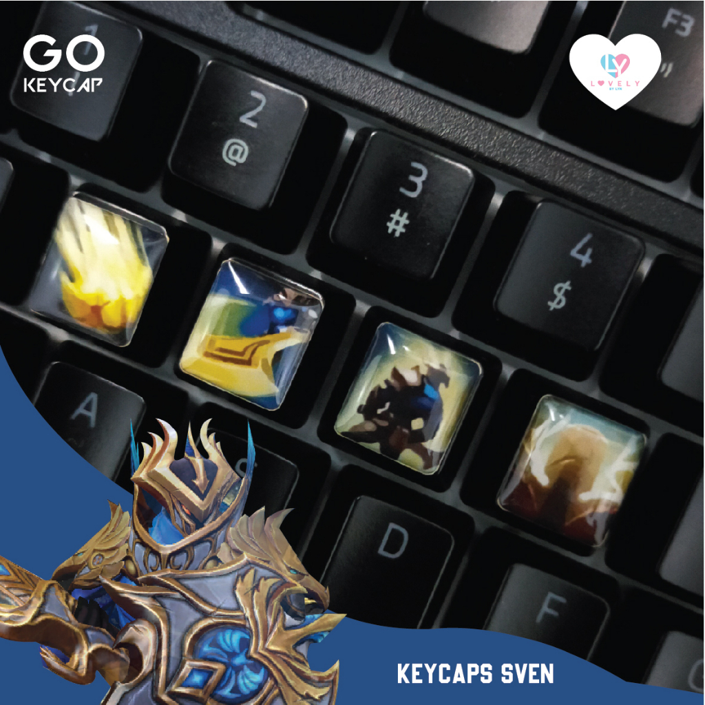 Keycaps PBT Dota 2 Sven Ability | GO KEYCAPS
