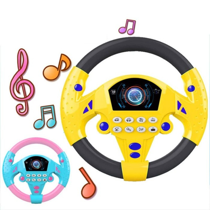 { OMG } Mainan Setir Mobil Anak  Steering Wheel Car Mainan edukasi anak Mainan Setir Setiran Mobil Anak Mainan Musik