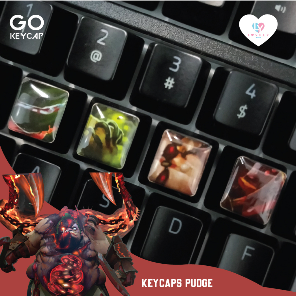 Keycaps PBT Dota 2 Pudge Ability | GO KEYCAPS