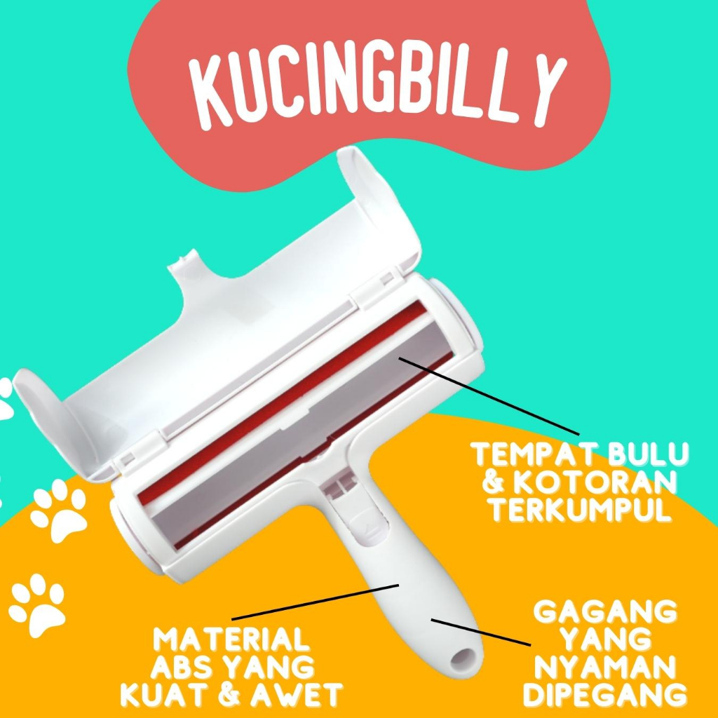 MAGIC ROLLER PEMBERSIH BULU DEBU LINT ROLLER BAJU PAKAIAN