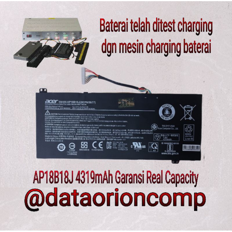 Baterai Battery ACER AP18B18J 2ICP6/55/77