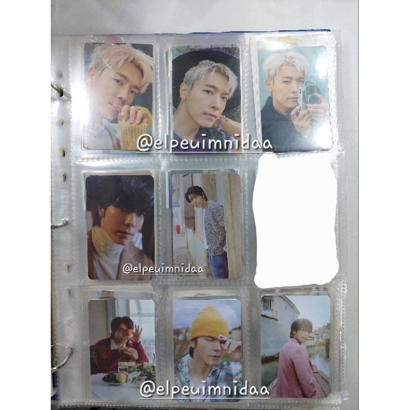 Super Junior Donghae Photocard PC Album Ceci Colmar Sign Photobook