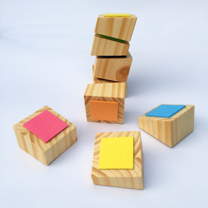 BLOCK SLICE PUZZLE STACKING VERSION / STACKING TOYS / PUZZLE BALOK