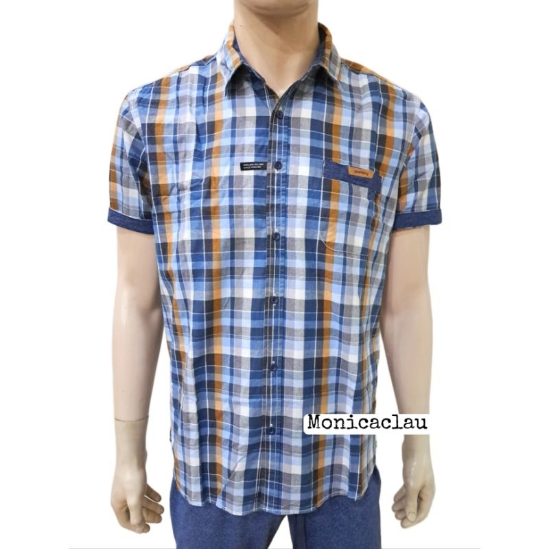 Kemeja Pria Poshboy Original Uvira Casual Shirt Katun kotak