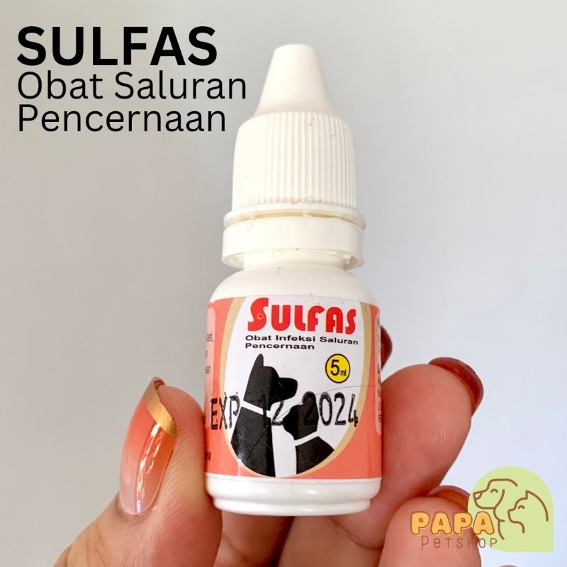 SULFAS Diare Mencret Obat Saluran Pencernaan Kucing dan Anjing