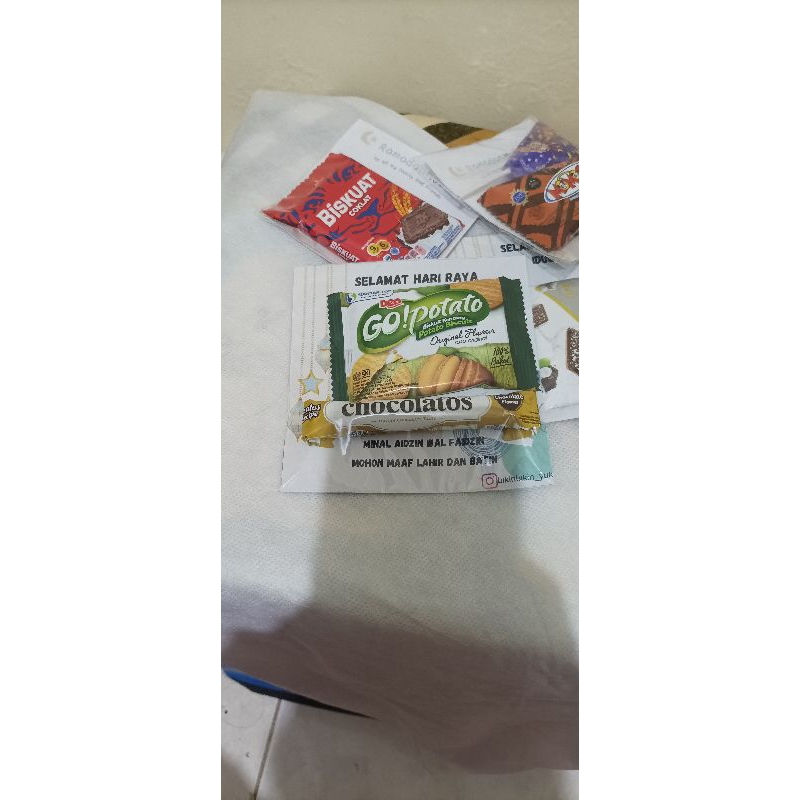 

EDISI LEBARAN. AMPLOP ANGPAO/HAMPERS/MINi GIFT SNACK LENGKAP DENGAN PLASTIK