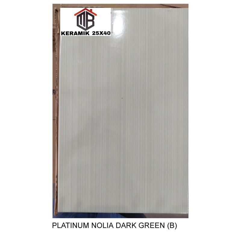 Keramik Dinding Kamar Mandi Platinum Nolia Dark Green 25x40 kw2