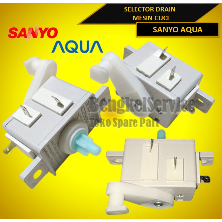 Selector Drain Mesin Cuci Pembuangan Air Sanyo Aqua