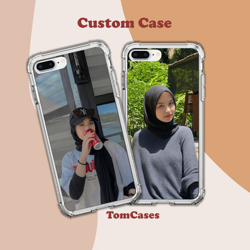 [ TOMCASES ] UV PRINT CASE CUSTOM ANTI CRACK BEBAS DESAIN 1 HARI SIAP. BISA FOTO LOGO FREE NAMA CUSTOM REQUEST GAMBAR FOTO