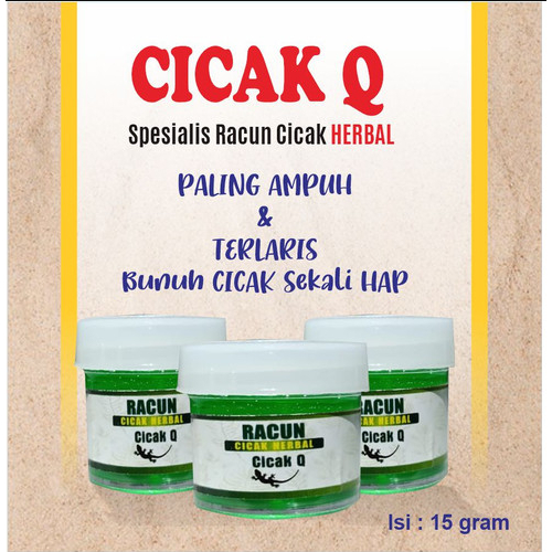 Racun Cicak &quot; CICAK Q &quot; sekali jilat cicak tewas