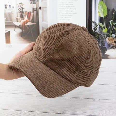 Topi Baseball Cap Import Unisex Topi CORDUROY Adjustable TP020 bisa bayar di tempat