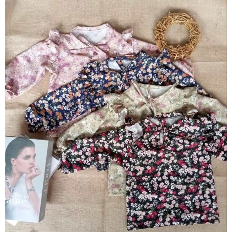 Blouse daisy atasan anak perempuan bahan rayon