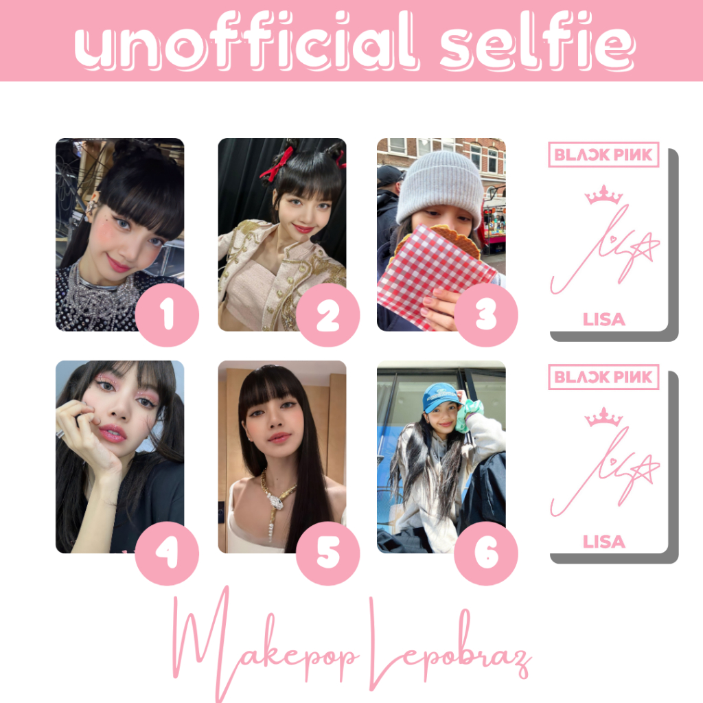 [PART 1] [MIN. 3 PC] BLACKPINK UNOFFICIAL SELFIE - GIRLFRIENDABLE JENNIE LISA ROSE JISOO