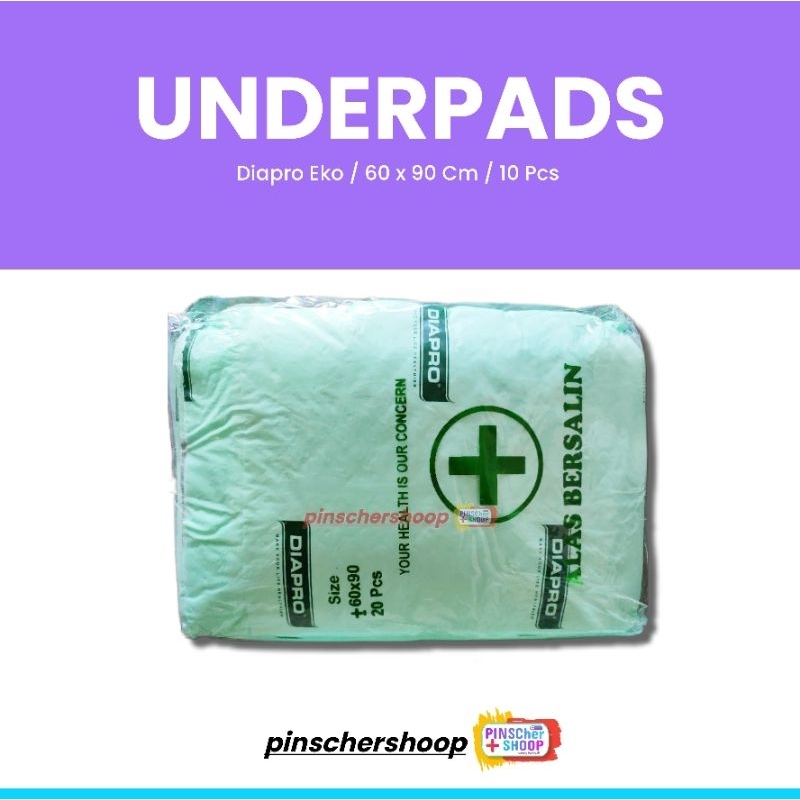 Underpad Perlak 60 x 90 Cm Perlak Alas Bayi Training Pad Hewan