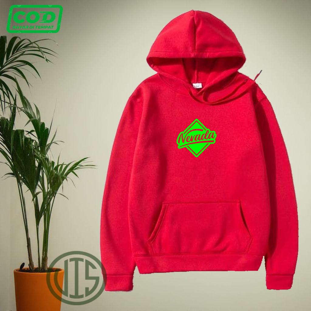 Sweater Hoodie NEVADA 0003 MOTIF STABILO// Sweatshirt Hoodie Pria/Wanita//Switer  Trendi Masa Kini S