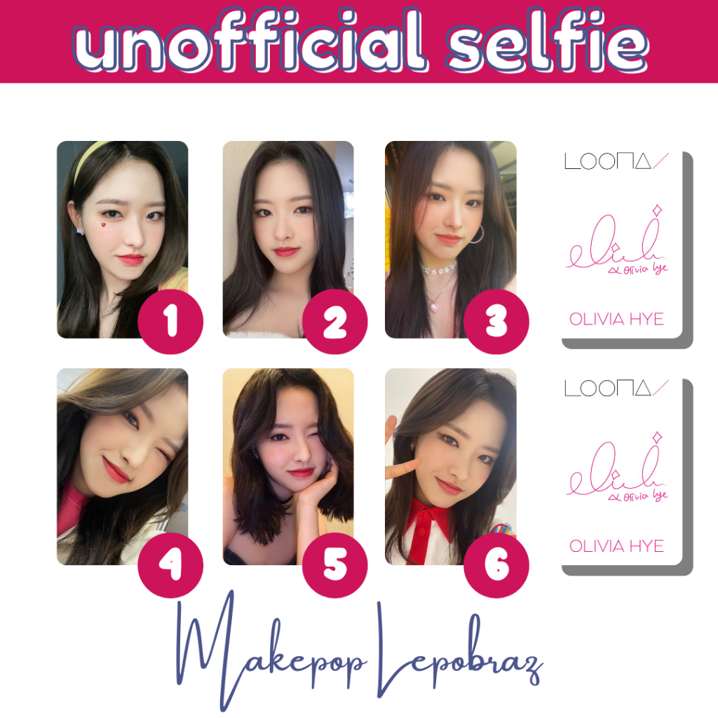 [PART 2] [MIN. 3 PC] LOONA UNOFFICIAL SELFIE - GIRLFRIENDABLE PC HEEJIN HYUNJIN OLIVIA HYE VIVI YEOJIN YVES