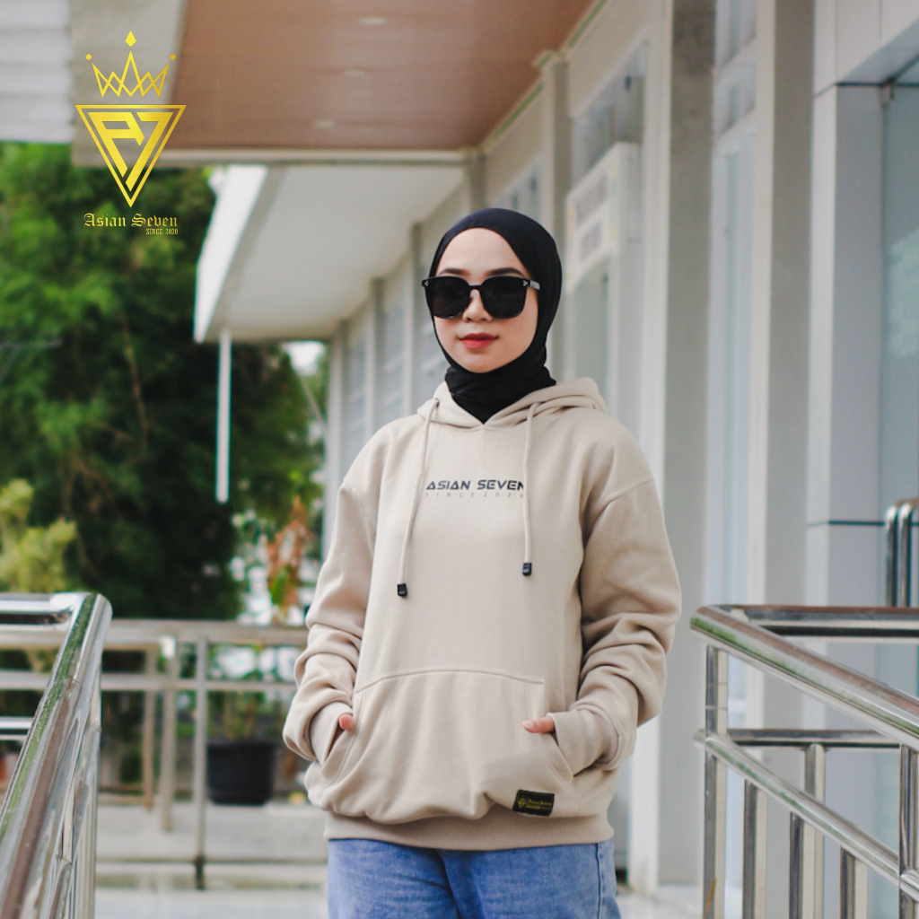 Sweater Hoodie ASIAN SEVEN Premium Bahan Tebal Kualitas Distro Unisex Untuk Cowok Cewek