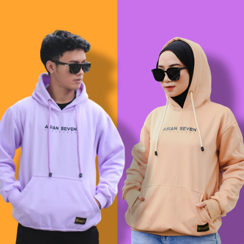 Sweater Hoodie ASIAN SEVEN Premium Bahan Tebal Kualitas Distro Unisex Untuk Cowok Cewek