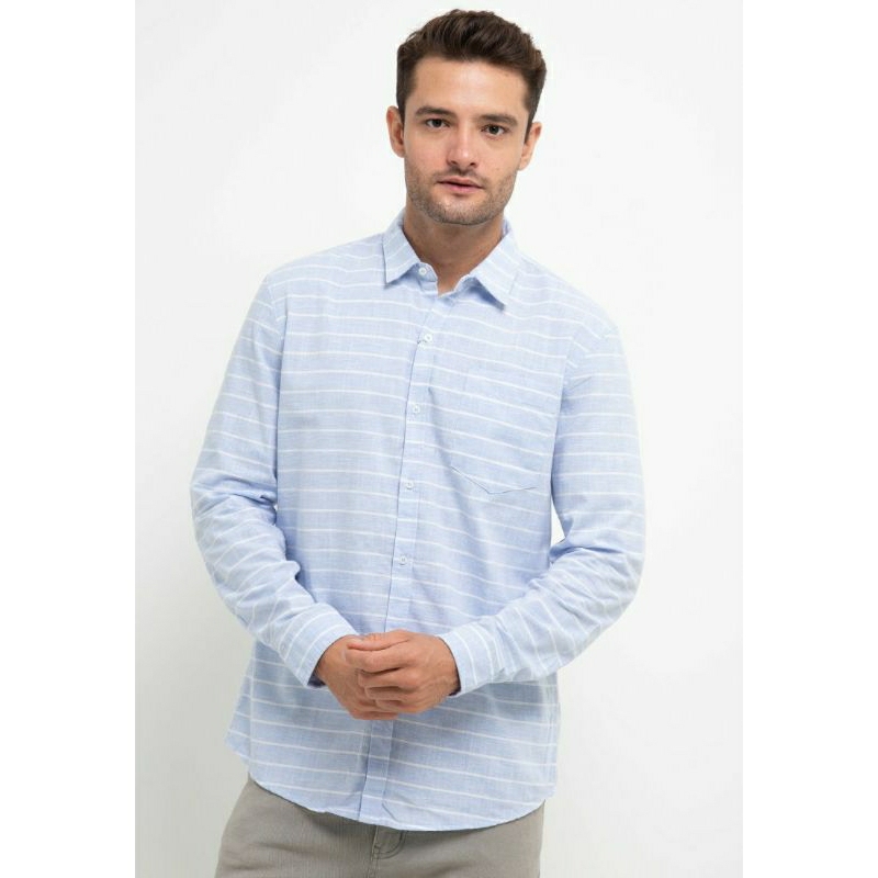 Kemeja pria lengan panjang branded matahari Bombboogie