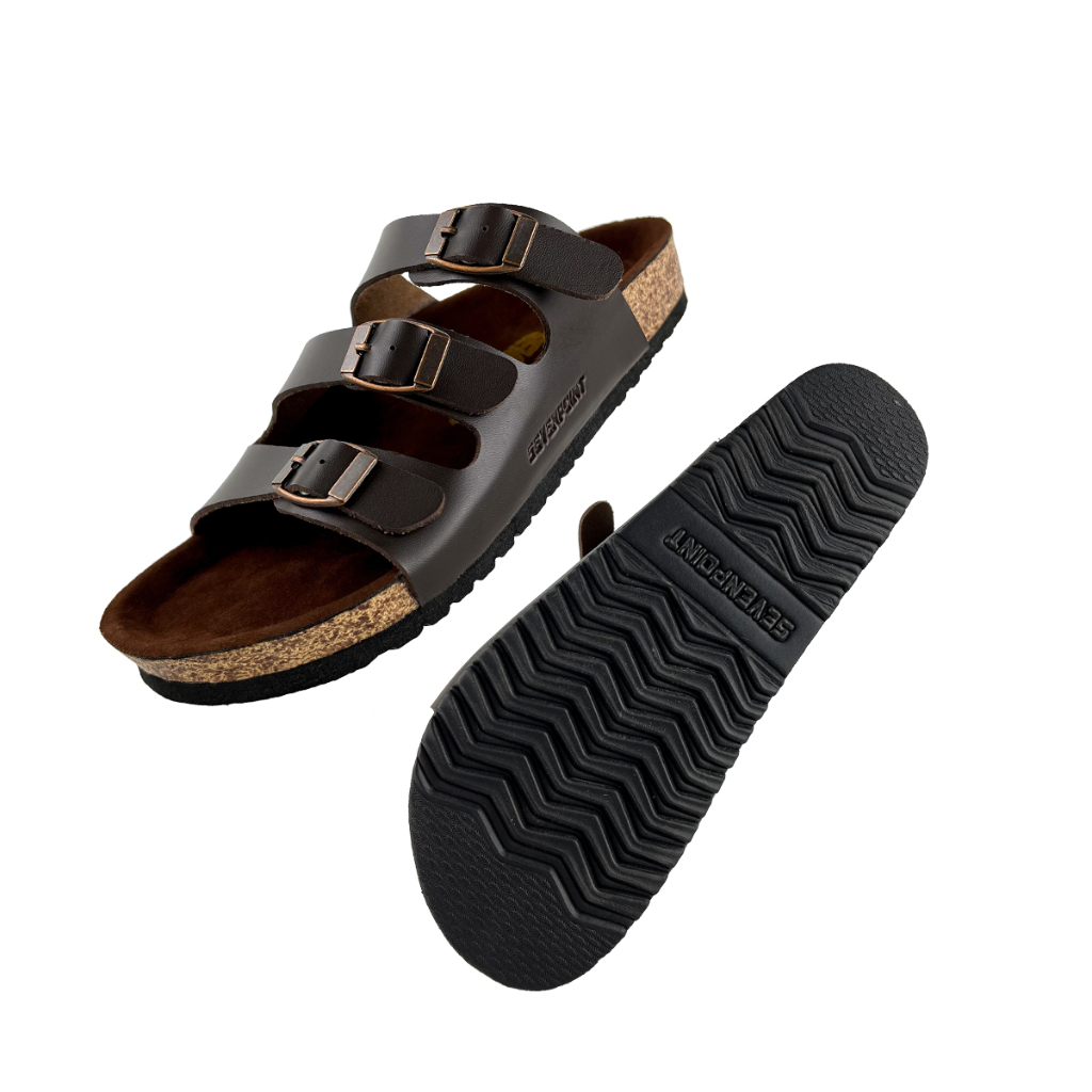 Sandal Pria Casual Sendal Slop Slide Selop Puyuh Original Sevenpoint Kekinian Birken Ban Tiga 05