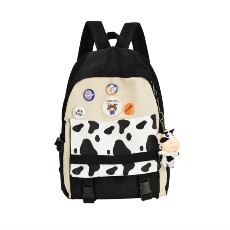 Raid_store93-Tas ransel kombinasi colours/tas ransel sekolah/tas punggung wanita/tas backpack wanita