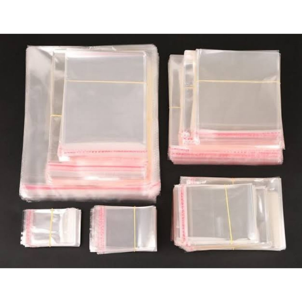 Plastik OPP Dengan Perekat | Plastik OPP Lem | Tersedia Berbagai Macam Ukuran | Plastik OPP 7x15 | Plastik OPP 8x15 | Plastik OPP 9x15 | Plastik OPP 6x18 | Plastik OPP 8x8 | Plastik OPP 9x9 | Plastik OPP 10x10 | Plastik OPP 11x11 | Plastik OPP 12x12 | Dll