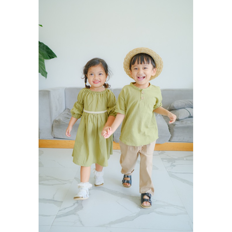 LINSKY BABY - Jazy x Zoya Setelan Anak Couple Muslim