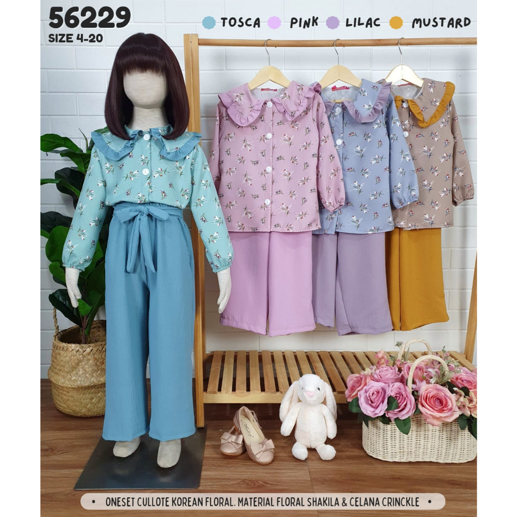 GROSIR 3set Setelan Anak CATHERINE KIDS 16-20 (8-10th) / Set Catherine / Setelan Anak Murah