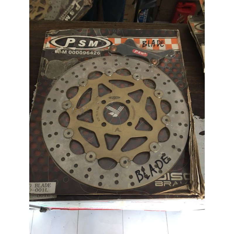 Cakram PSM Honda Blade / Supra X 125 Fi Helm in / Absolute Revo 320mm Floating