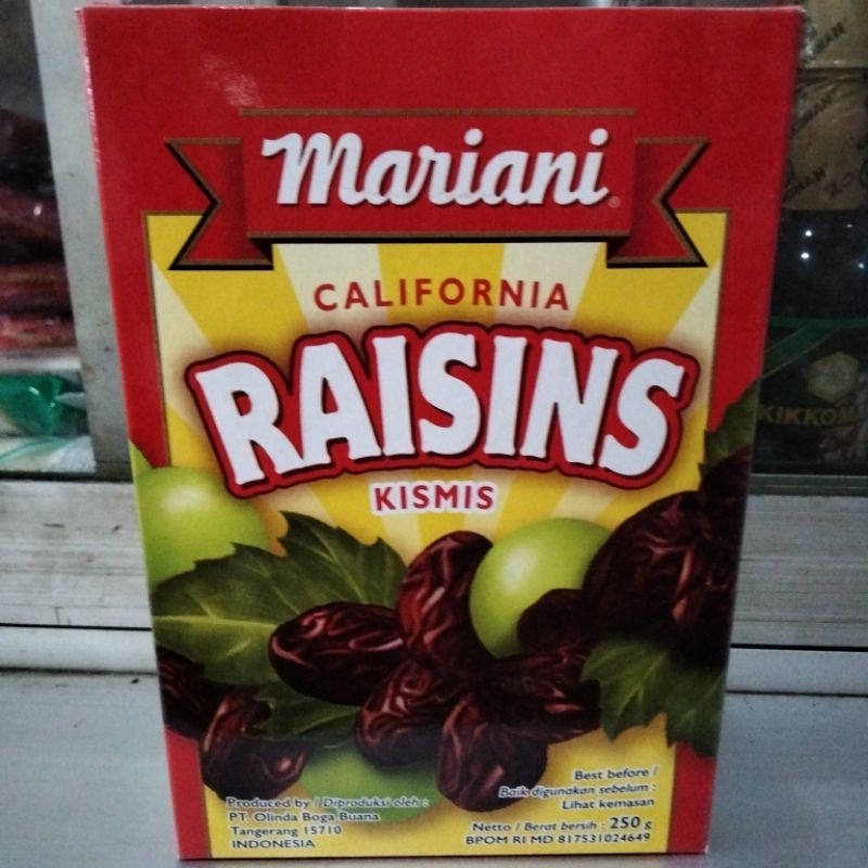 

Kismis Mariani 250gr