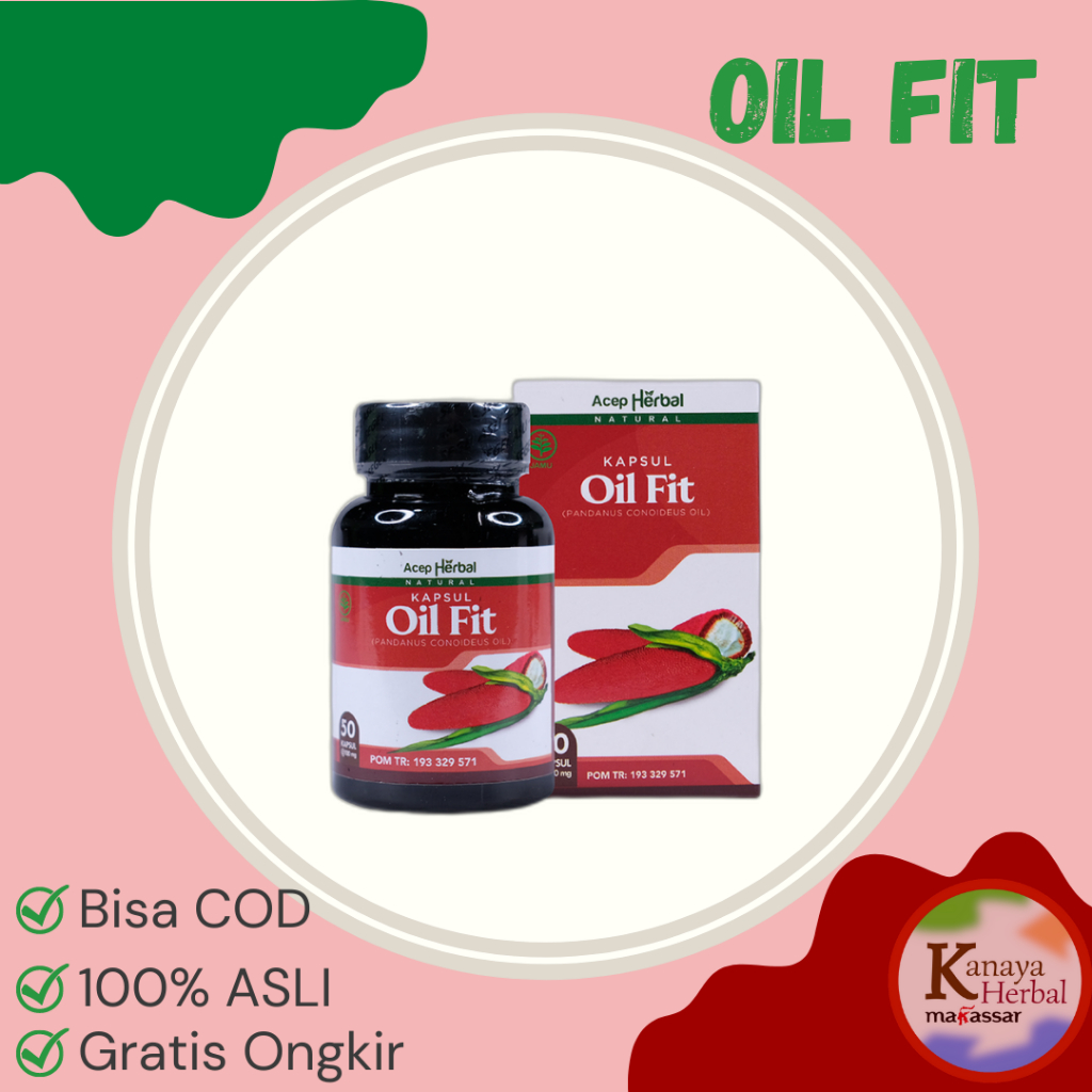 Oil Fit - kapsul buah merah papua oilfit - Original Asli Makassar