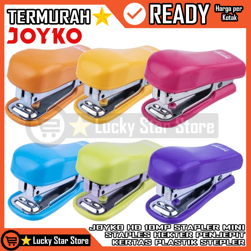 

Stapler Stepler Jepretan Joyko Hd 10mp Kecil 1 Pak Mini Hekter Warna Staples Steples Tangan Joiko Pendek Alat Strapler Hecter Kertas Plastik Jekrekan Ceklekan Pengokot Kokot Pemaut Necis Setepler Seteples Jepit Penjepit