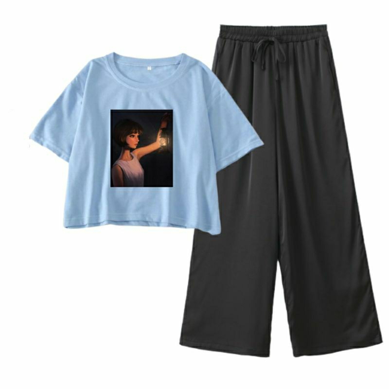 Setelan Remaja Baju Celana - Wanita Dalam Kegelapan